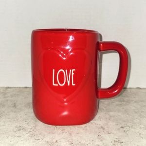 Rae Dunn "Love" Red Ceramic Mug